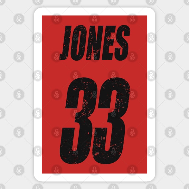 Team Cru "Jones 33" Sticker by Hucker Apparel